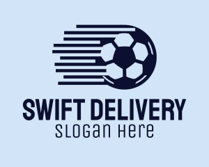 Fast Soccer Ball  logo design