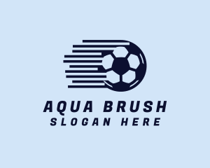 Fast Soccer Ball  logo design