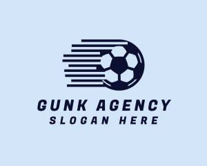 Fast Soccer Ball  logo design