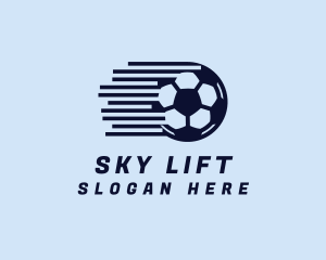 Fast Soccer Ball  logo design