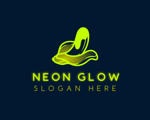 Neon Drip Banana logo