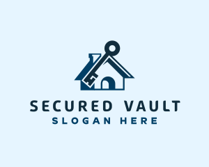 House Key Security logo design