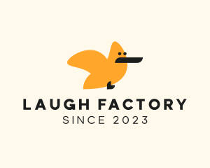 Funny Simple Bird logo design