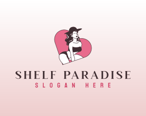 Sexy Bikini Lady Logo