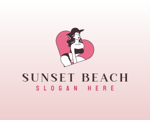 Sexy Bikini Lady logo design