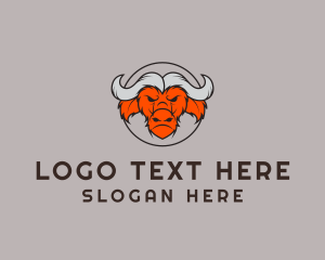 Angry Buffalo Badge logo