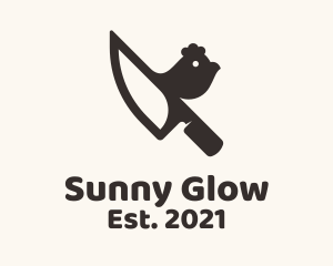 Chicken Knife Chef logo design