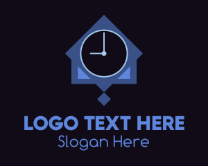 Blue Wall Clock logo