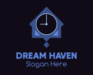 Blue Wall Clock logo