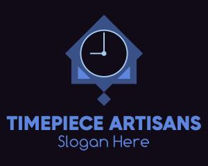 Blue Wall Clock logo