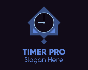 Blue Wall Clock logo