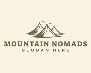 Mountain Outdoor Adventure logo design