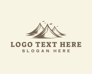 Slope - Mountain Outdoor Adventure logo design