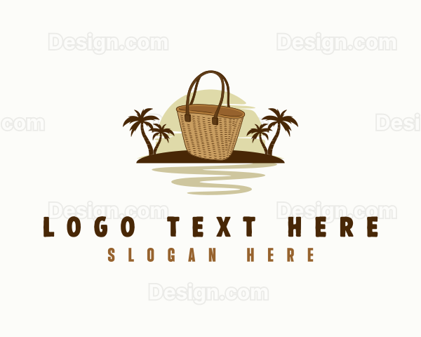 Fashion Beach Bag Logo