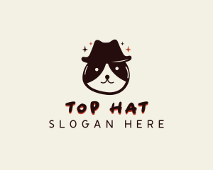 Cat Pet Accessory Hat logo design