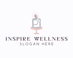 Candlelight Wellness Spa logo design