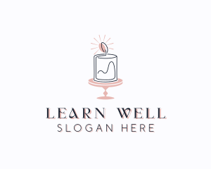 Candlelight Wellness Spa logo design