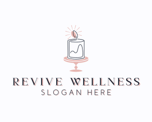 Candlelight Wellness Spa logo design