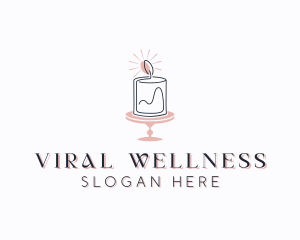 Candlelight Wellness Spa logo design