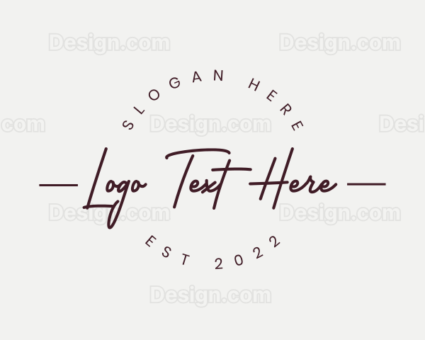 Feminine Fashion Business Logo