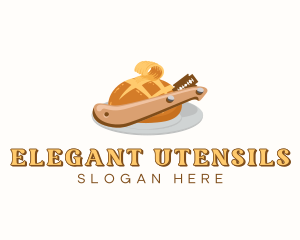 Bread Lame Utensil logo design