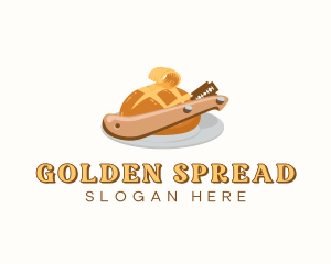 Bread Lame Utensil logo design