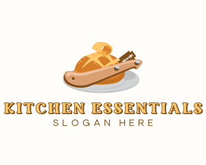 Bread Lame Utensil logo design