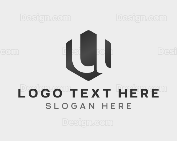 Hexagon Startup Letter U Logo