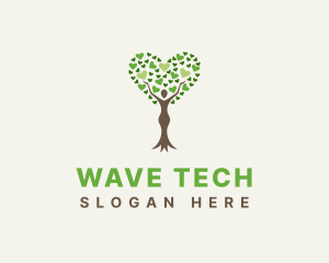 Love Tree Woman Logo