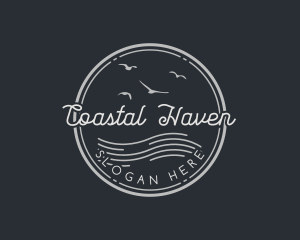 Hipster Summer Badge logo design