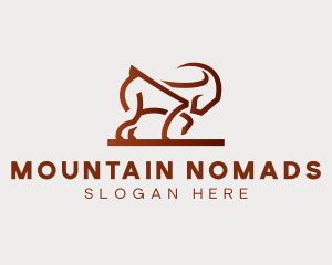 Wild Mountain Goat logo design