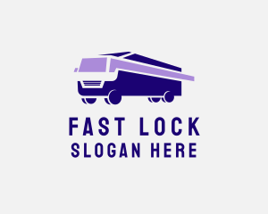 Fast Trucking Logistics logo design