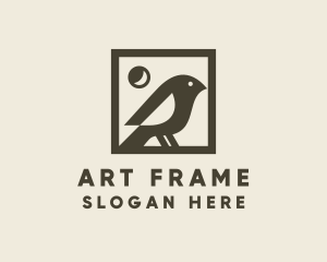 Bird Picture Frame logo design