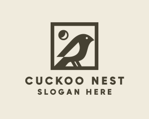 Bird Picture Frame logo design