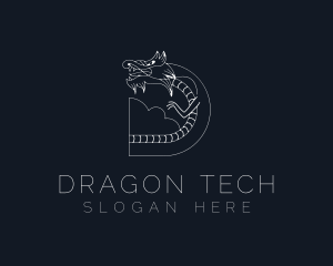 Dragon Legendary Creature logo design