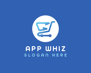 Shopping Cart App logo design