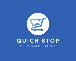 Shopping Cart App logo design