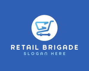 Shopping Cart App logo design