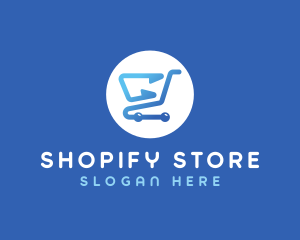 Shopping Cart App logo design