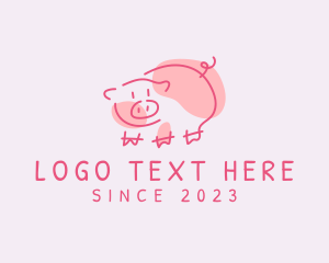 Pig Farm Sketch logo