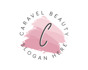 Classy Cosmetics Watercolor logo design