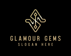 Gold Luxury Boutique logo design