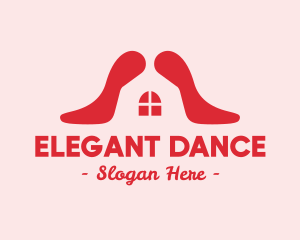 Ballet Feet House logo design