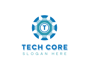 Cybersecurity Tech Business logo design