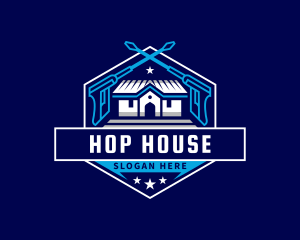 House Power Washing Maintenance logo design