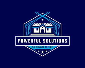 House Power Washing Maintenance logo design