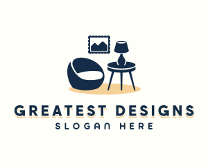 Furnishing Interior Design logo design