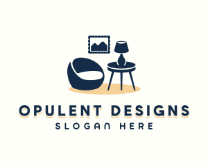 Furnishing Interior Design logo design