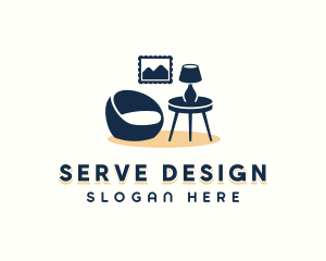 Furnishing Interior Design logo design