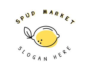 Lemon Juice  Farm Market logo design